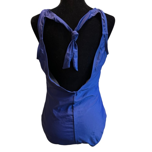 Swimsuits for All Navy Blue One Piece Swimsuit - Size 18 - Picture 5 of 8